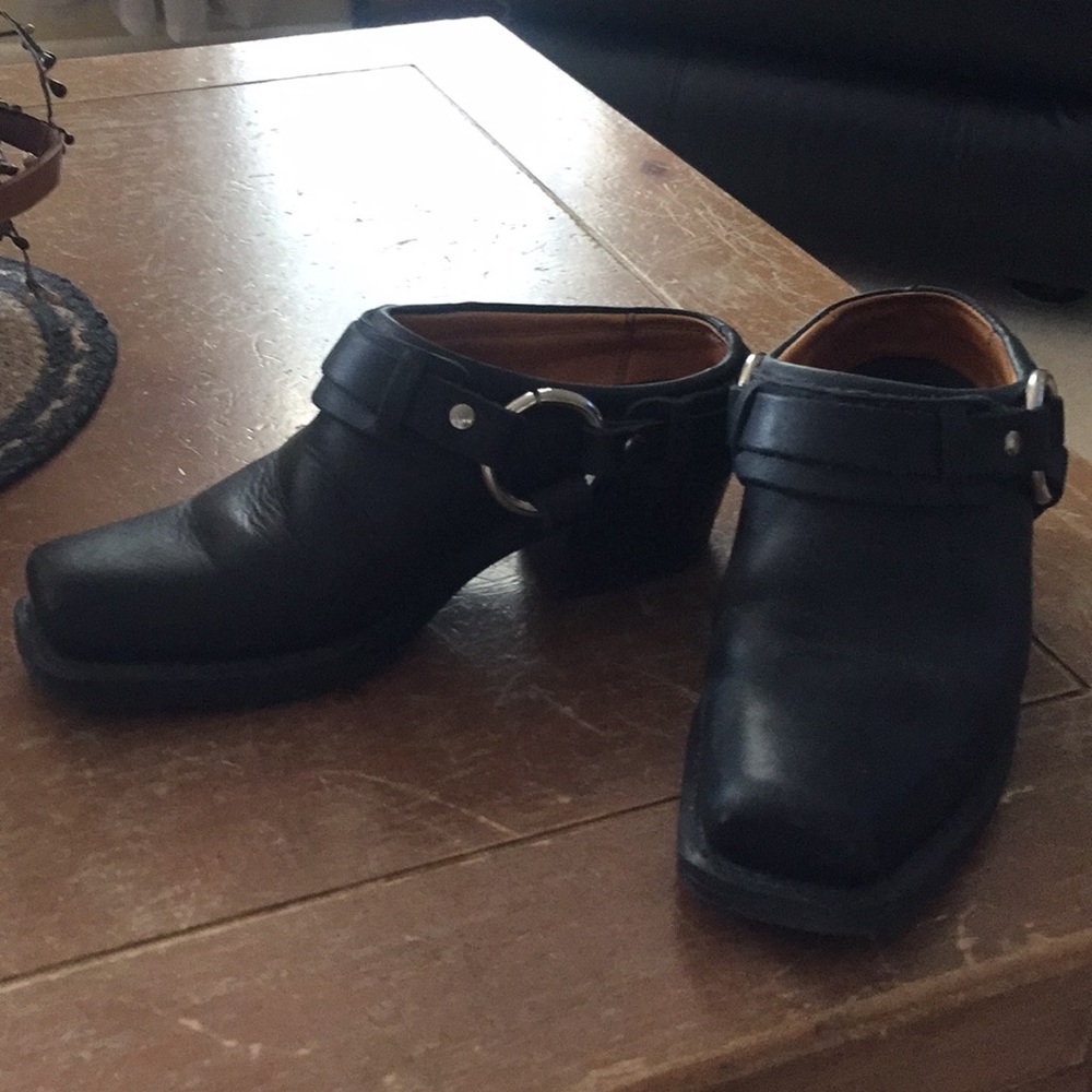 Frye Harness Mules